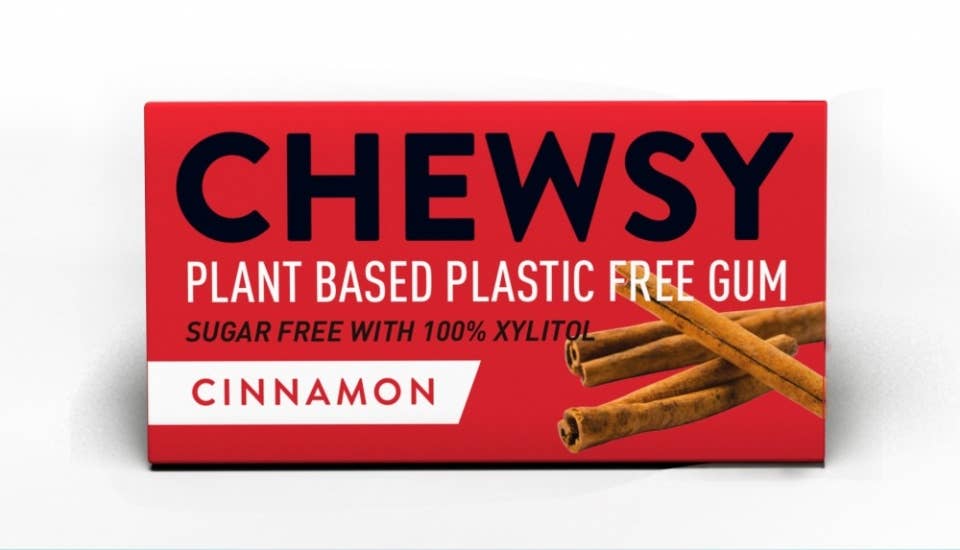 Chewsy - Plastic Free Chewing Gum. Cinnamon.