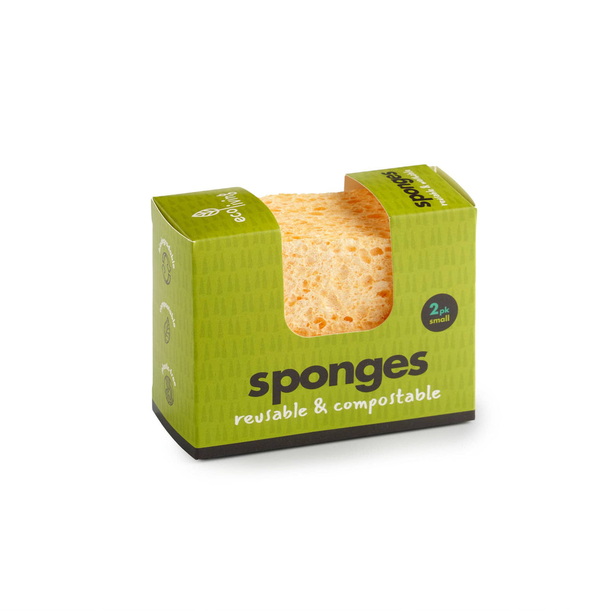 Compostable UK Sponge: 2 Pack Wavy