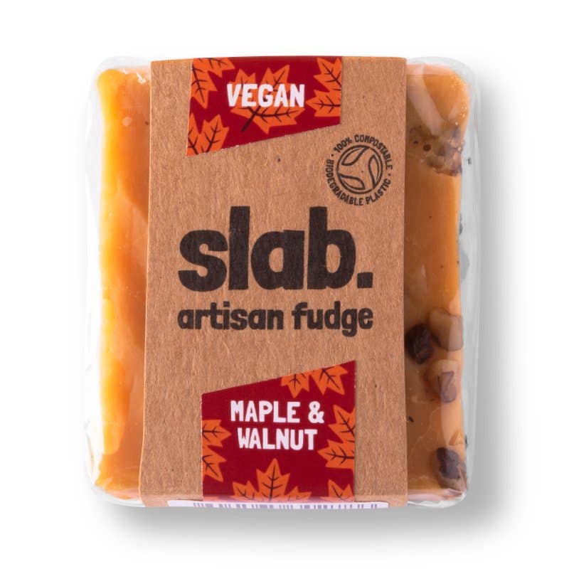 Maple & Walnut Fudge Slab - Vegan